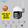 Cybernautt K3I 3MP Ultra HD PT 4G Sim Camera with Night Vision, Human Detect, Motion Detect, Two Way Audio, Notification, Alarm & Support 256GB SD