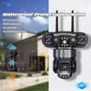 Cybernautt K6D3 6MP Full HD Triple Lens 4G Sim Camera with Human Detect, Motion Detect, 2 Way Audio, IP66, Notification, Alarm & Support 128GB SD