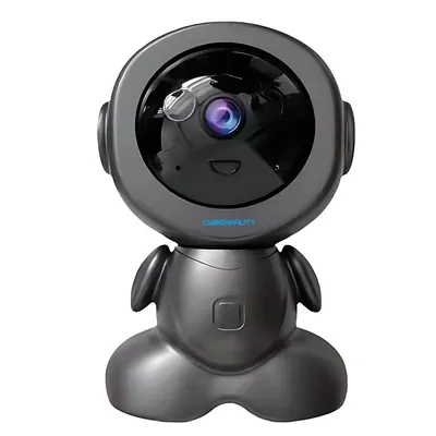 Cybernautt V2T 2MP Full HD Pan Tilt Smart Wi-Fi Camera with Night Vision, Human Detect, Motion Detect, 2 Way Audio, Alarm & Support 128GB SD Card