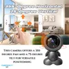 Cybernautt V2T 2MP Full HD Pan Tilt Smart Wi-Fi Camera with Night Vision, Human Detect, Motion Detect, 2 Way Audio, Alarm & Support 128GB SD Card