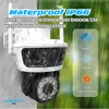 Cybernautt K6S 6MP Triple Lens Ultra HD PT 4G Sim Camera with Human Detect, Motion Detect, 2 Way Audio, Notification, Alarm & Support 128GB SD