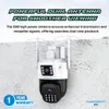 Cybernautt O8S 8MP Ultra HD Dual Lens Smart Wi-Fi Camera with Human Detect, Motion Detect, 2 Way Audio, Notification, Alarm & Support 256GB SD Card