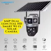 Cybernautt X7S-W 6MP Dual Lens UHD PT Solar Smart Outdoor Wi-Fi Camera with Night Vision, Human/Motion Detect, 2 Way Audio, Notification & Support 128GB SD