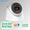 Cybernautt CNI-D4M2LVHMP 4MP HD Metal Dome Network IP Camera with Colour Night Vision, Human Detect, Motion Detect, Two Way Audio & NVR Enabled