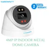 Cybernautt CNI-D4M2LVHMP 4MP HD Metal Dome Network IP Camera with Colour Night Vision, Human Detect, Motion Detect, Two Way Audio & NVR Enabled