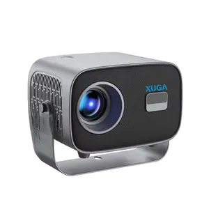 Xuga XP06 4800 Lumens Android Portable Projector FHD 1080p Native, 4K UHD Support, Bluetooth + Wi-Fi, Wireless Screen Mirroring, 180