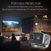 Xuga XP06 4800 Lumens Android Portable Projector FHD 1080p Native, 4K UHD Support, Bluetooth + Wi-Fi, Wireless Screen Mirroring, 180