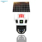 Cybernautt X7O 8MP FHD PT Triple Lens 4G Sim Camera with Colour Night Vision, Human Detect, Motion Detect, Two Way Audio & Support SD Upto 256GB