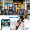 XUGA X05S-W 5MP AI Outdoor Solar WiFi CCTV Camera | Human & Motion Detect | 2-Way Talk | Color Night Vision | Waterproof | Farmhouse, Agriculture, Factory, Construction Site | Upto 256GB SD Card