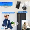 XUGA X03G 4MP FHD Smart Solar CCTV 4G Sim Based Pan/Tilt Outdoor Indoor Security Camera | Water Proof | 2 Way Talk | Optional Cloud Storage | Motion Detect | Color Night Vision | 30Mtr IR Distance