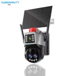 Cybernautt X9O 8MP Dual Lens FHD PT Solar 4G Sim Camera with 10X Zoom, Colour Night Vision, Human/Motion Detect, 2 Way Audio & Support SD Upto 256GB