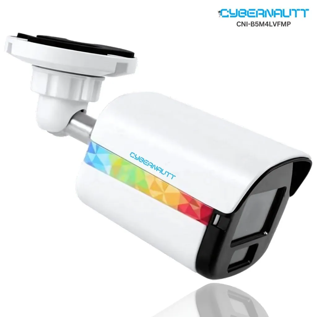 Cybernautt CNI-B5M4LVFMP 5MP HD Bullet Network IP Camera with Colour Night Vision, Human Detect, Motion Detect, Two Way Audio & NVR Enabled