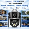 Cybernautt K8X 8MP Dual Lens UHD PT 4G Sim Camera with IP66, Night Vision, Human Detect, Motion Detect, 2 Way Audio, Notification & Support 256GB SD