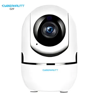 Cybernautt C2Y 2MP HD Pan Tilt Smart Wi-Fi Indoor Camera with Motion Sense Alert, 360 Degree View, HD Night Vision, Remote Control & Two Way Audio