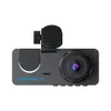 Cybernautt X510 Three Channel Dash Cam, Front+Rear+Inside, 1080P FHD, 170 deg Wide Angle, G-Sensor, 2.0-inch IPS screen, Loop recording & Up to 128GB Support