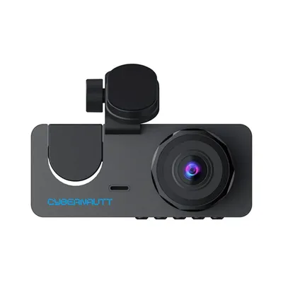 Cybernautt X510 Three Channel Dash Cam, Front+Rear+Inside, 1080P FHD, 170 deg Wide Angle, G-Sensor, 2.0-inch IPS screen, Loop recording & Up to 128GB Support