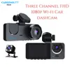 Cybernautt X510 Three Channel Dash Cam, Front+Rear+Inside, 1080P FHD, 170 deg Wide Angle, G-Sensor, 2.0-inch IPS screen, Loop recording & Up to 128GB Support