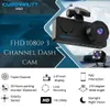 Cybernautt X510 Three Channel Dash Cam, Front+Rear+Inside, 1080P FHD, 170 deg Wide Angle, G-Sensor, 2.0-inch IPS screen, Loop recording & Up to 128GB Support