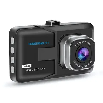 Cybernautt XD20 Dash Cam | 3" Display | 1080P | Night Vision | G-Sensor | Loop Recording | DIY easy Installation