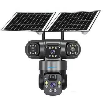 Cybernautt X10A 12MP 128GB Solar Powered 4G Sim Battery CCTV Camera with AI Tracking & 360 deg Coverage