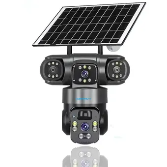 Cybernautt X10A 12MP 128GB Solar Powered 4G Sim Battery CCTV Camera with AI Tracking & 360 deg Coverage