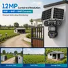 Cybernautt X10A 12MP 128GB Dual  Solar Powered 4G Sim Battery CCTV Camera with AI Tracking & 360 deg Coverage
