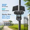 Cybernautt X10A 12MP 128GB Dual  Solar Powered 4G Sim Battery CCTV Camera with AI Tracking & 360 deg Coverage