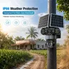 Cybernautt X10A 12MP 128GB Dual  Solar Powered 4G Sim Battery CCTV Camera with AI Tracking & 360 deg Coverage