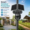 Cybernautt X10A 12MP 128GB Dual  Solar Powered 4G Sim Battery CCTV Camera with AI Tracking & 360 deg Coverage