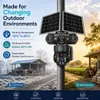 Cybernautt X10A 12MP 128GB Dual  Solar Powered 4G Sim Battery CCTV Camera with AI Tracking & 360 deg Coverage