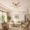 XUGA Zephyr F1W 32W 5 Star 320rpm 6 Blade Wooden BLDC Ceiling Fan with Remote, Sweep: 1200 mm , Copper Motor , 5 Years Warranty