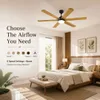 XUGA Zephyr F1W 32W 5 Star 320rpm 6 Blade Wooden BLDC Ceiling Fan with Remote, Sweep: 1200 mm , Copper Motor , 5 Years Warranty