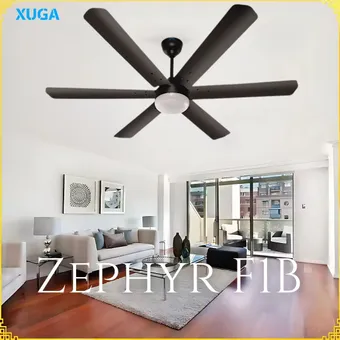 XUGA Zephyr F1B 32W 5 Star 320rpm 6 Blade Smoke Brown BLDC Ceiling Fan with Remote, Sweep: 1200 mm