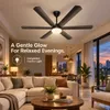 XUGA Zephyr F1B 32W 5 Star 320rpm 6 Blade Smoke Brown BLDC Ceiling Fan with Remote, Sweep: 1200 mm , Copper Motor , 5 Years Warranty