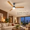 XUGA Celeste F2W 28W 5 Star 380rpm 3 Blade Wooden BLDC Ceiling Fan with Remote, Sweep: 1200 mm , Copper Motor , 5 Years Warranty