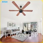 XUGA Jovian F6P 32W 5 Star 320rpm Oakwood BLDC 6 Blade Ceiling Fan with Remote & 2 Years Warranty on Motor, Sweep: 1200 mm