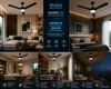XUGA Celeste F2B 28W 5 Star 380rpm 3 Blade Smoky Brown BLDC Ceiling Fan with Remote, Sweep: 1200 mm , Copper Motor , 5 Years Warranty