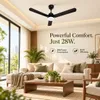 XUGA Celeste F2B 28W 5 Star 380rpm 3 Blade Smoky Brown BLDC Ceiling Fan with Remote, Sweep: 1200 mm , Copper Motor , 5 Years Warranty