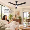 XUGA Celeste F2B 28W 5 Star 380rpm 3 Blade Smoky Brown BLDC Ceiling Fan with Remote, Sweep: 1200 mm , Copper Motor , 5 Years Warranty
