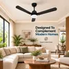 XUGA Celeste F2B 28W 5 Star 380rpm 3 Blade Smoky Brown BLDC Ceiling Fan with Remote, Sweep: 1200 mm , Copper Motor , 5 Years Warranty