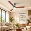 XUGA Celeste F2P 28W 5 Star 380rpm Oakwood BLDC 3 Blade Ceiling Fan with Remote , Sweep: 1200 mm , Copper Motor , 5 Years Warranty