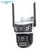 Cybernautt K8C 8MP Outdoor 4G Dual-Lens PTZ CCTV Camera- 355 deg Pan-Tilt, 10x Zoom, 4MP+4MP, Colour Night Vision, Two-Way Audio, Waterproof, H.265+, AI Motion Detect, Alarm, Storage up to 128GB