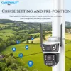 Cybernautt K8C 8MP Outdoor 4G Dual-Lens PTZ CCTV Camera- 355 deg Pan-Tilt, 10x Zoom, 4MP+4MP, Colour Night Vision, Two-Way Audio, Waterproof, H.265+, AI Motion Detect, Alarm, Storage up to 128GB