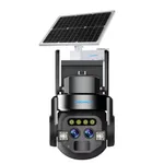 Cybernautt X-Z4C-S1 4MP HD Dual Lens Smart Wi-Fi Solar Camera with 10X Zoom,