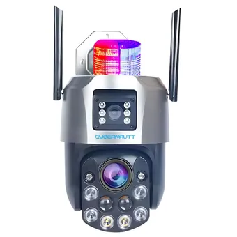 Cybernautt P26I18W Pro 3MP+3MP Dual-Lens CCTV Camera- 18x Optical Zoom, Wi-Fi, Starlight Colour Night Vision, Human Tracking, 60m IR, 2-Way Audio, Alarm