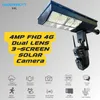 Cybernautt X4L 4MP 4G Solar Street Light Camera- AI Human Detection, 355 deg View, 20m IR Night Vision, IP66, Full Colour Night Vision, PIR, 355 deg Pan-Tilt, Supports up to 128GB