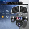 Cybernautt X10T 12MP 3 Lens PTZ Solar 4G Sim Outdoor CCTV Camera with 3 View | 360° | Night Vision | Motion Detection| Siren Alarm | 2 Way Audio | RGB Light | Dual Solar Panel | Use Air-tel 4G Sim