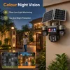 Cybernautt X10T 12MP 3 Lens PTZ Solar 4G Sim Outdoor CCTV Camera with 3 View | 360° | Night Vision | Motion Detection| Siren Alarm | 2 Way Audio | RGB Light | Dual Solar Panel | Use Air-tel 4G Sim