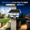 Cybernautt X18L 12MP 3 Lens PTZ Solar 4G Sim Wireless Outdoor CCTV Camera with Three Side View | 360° | Night Vision | All 3 Lens App Control | Motion Detection, Motion Tracking
