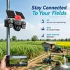 Cybernautt X10Q 4MP+4MP+4MP Triple Lens Full HD Battery Powered & Solar Sim Camera with Human Detection Motion Detection & 2 Way Audio